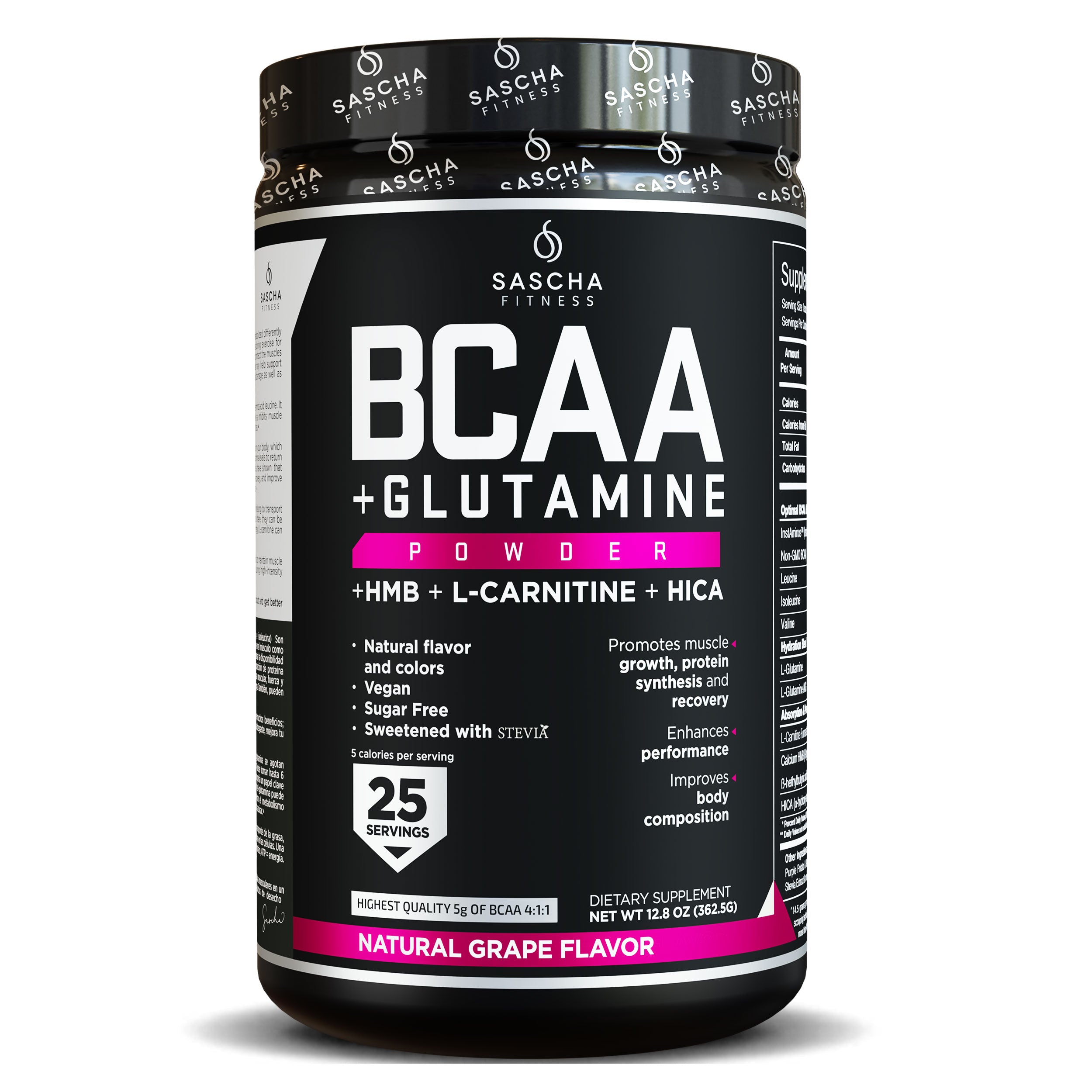 BCAAs + Glutamine Powder - Uva