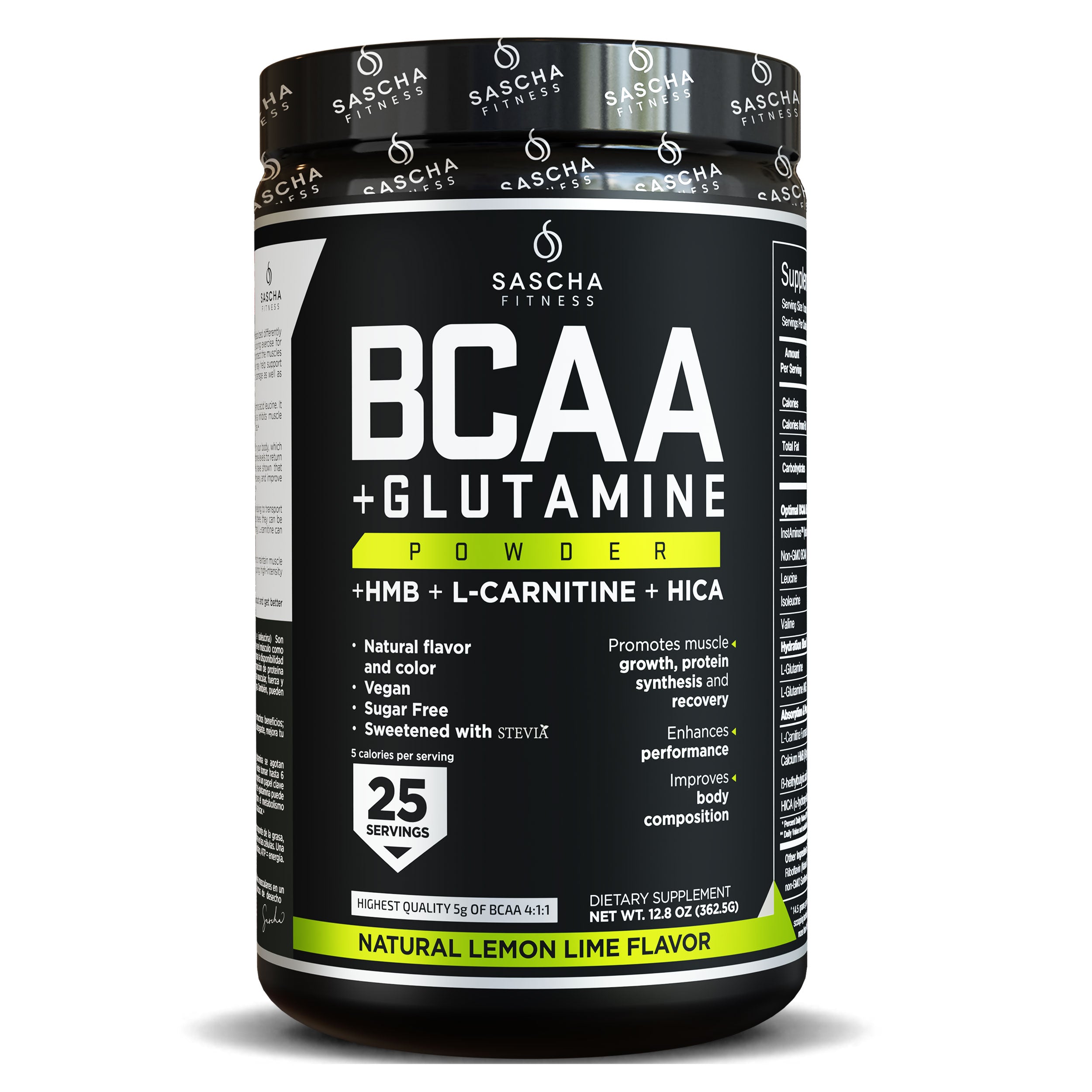 BCAAs + Glutamine Powder - Lima Limón
