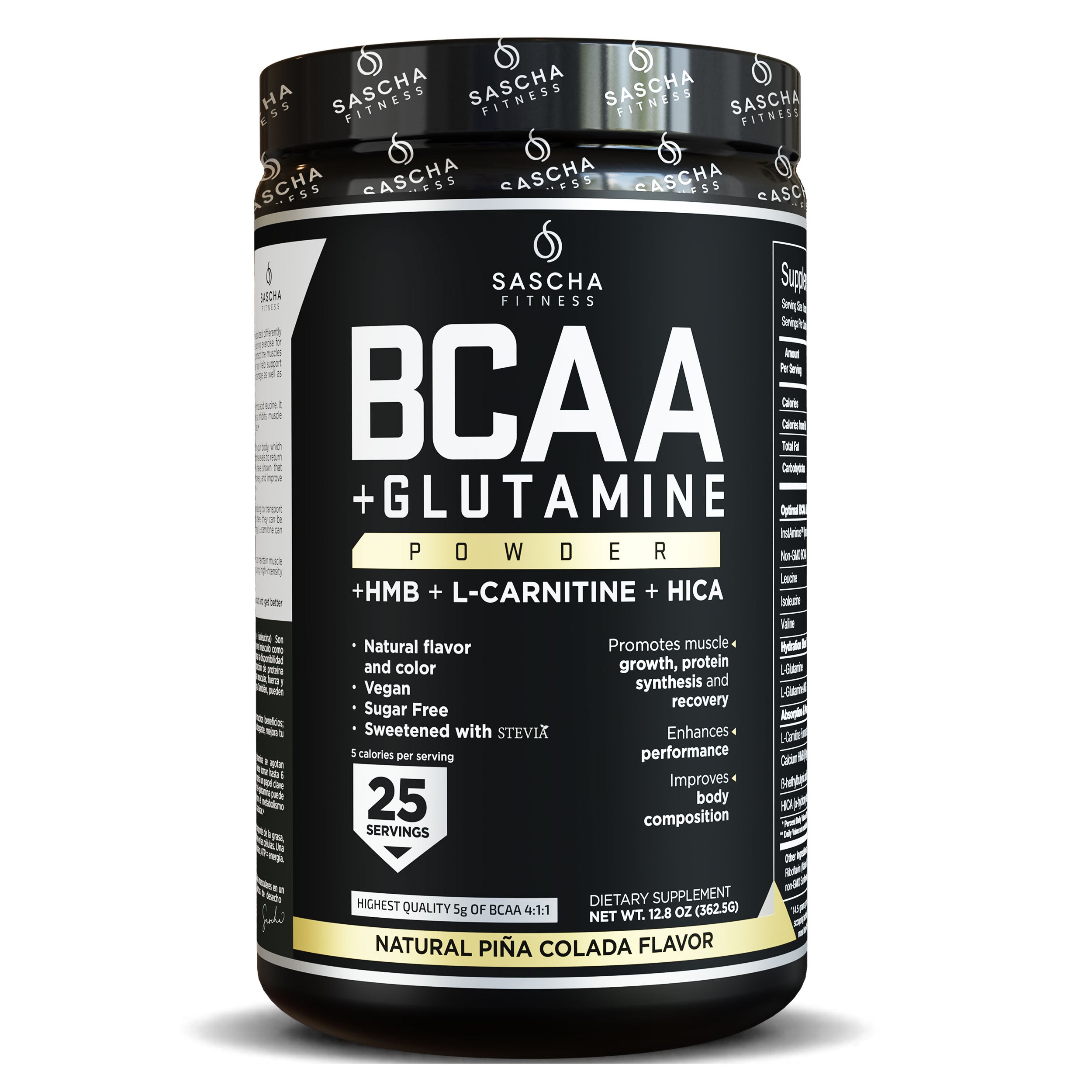 BCAAs + Glutamine Powder - Piña Colada